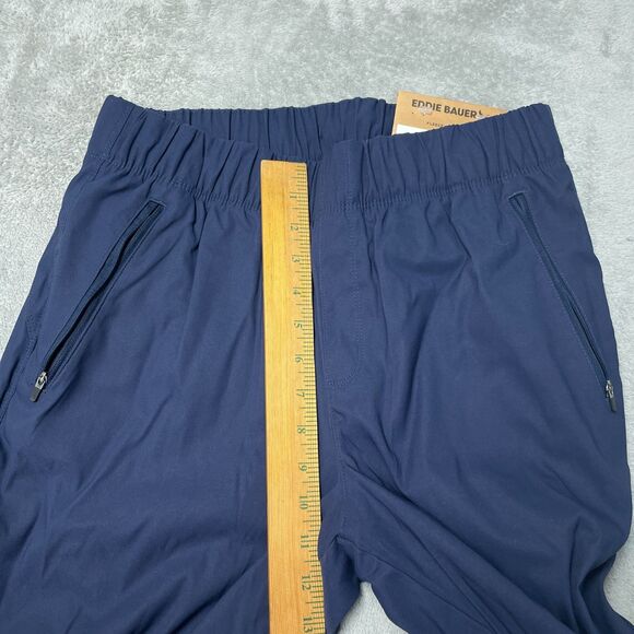 Eddie Bauer Women's 8 Fleece Lined Activewear Pants Navy H1012 - Picture 5 of 11
